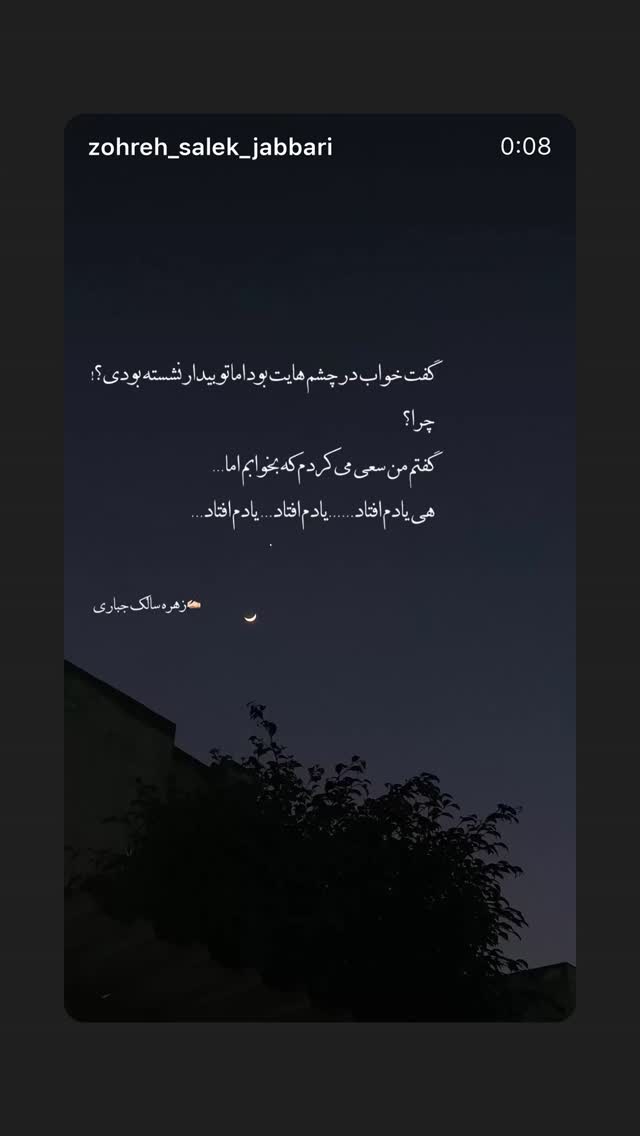  جدید ترین استوری اینستاگرام نیلپر میرزایی