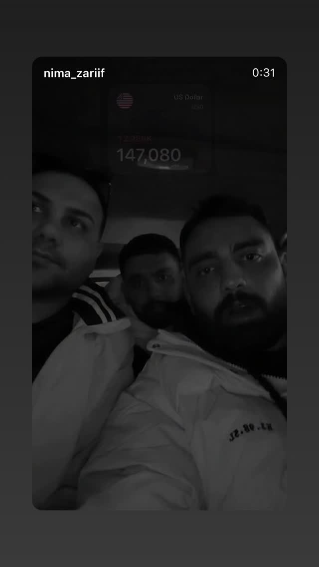  جدید ترین استوری اینستاگرام نیما ظریف