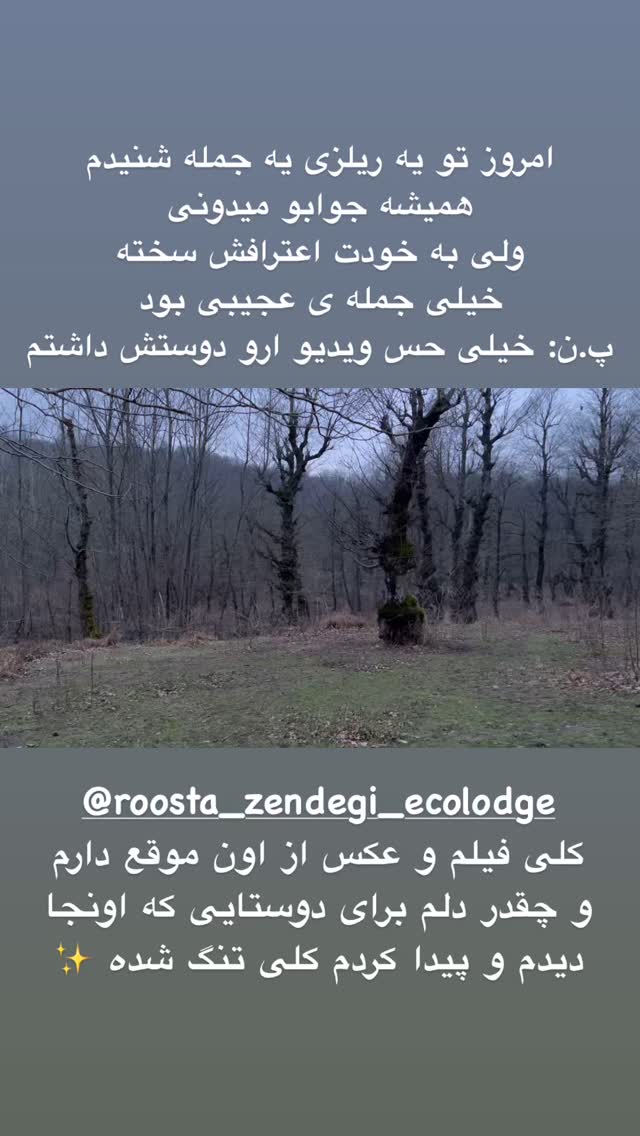  جدید ترین استوری اینستاگرام نیوشا امیری
