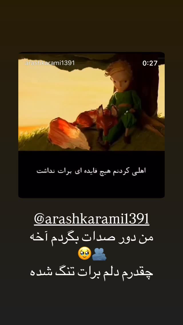  جدید ترین استوری اینستاگرام نیوشا امیری