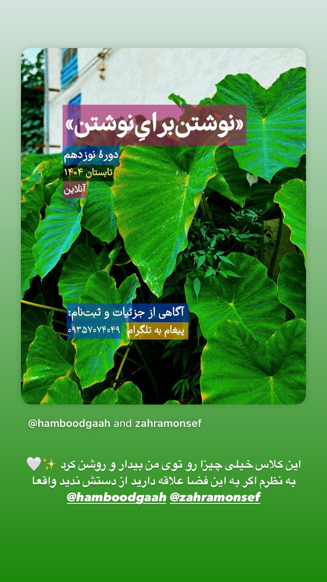  جدید ترین استوری اینستاگرام نیوشا امیری
