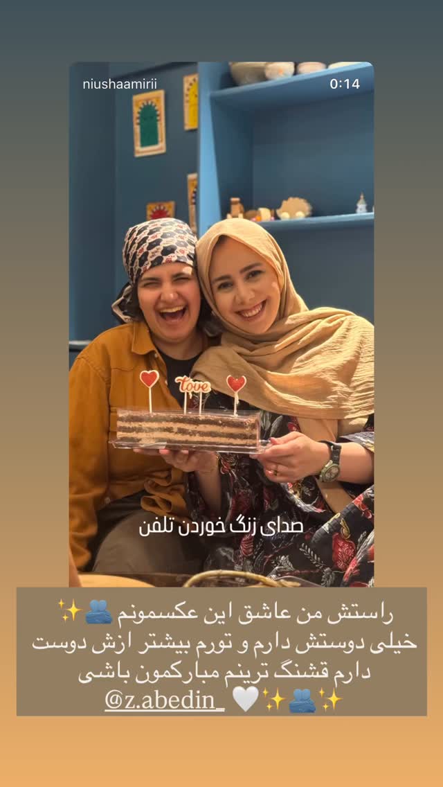  جدید ترین استوری اینستاگرام نیوشا امیری