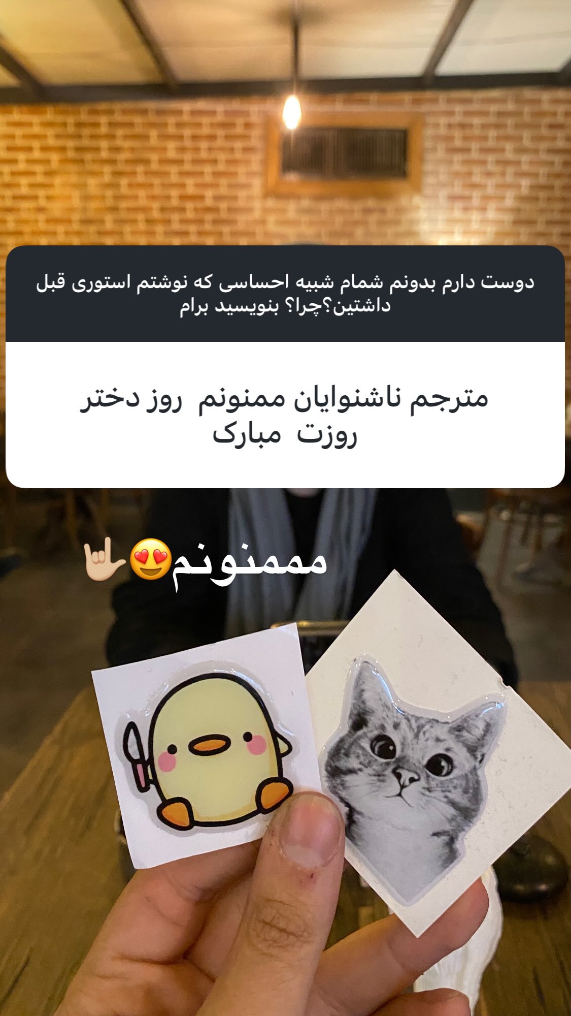  جدید ترین استوری اینستاگرام نیوشا امیری