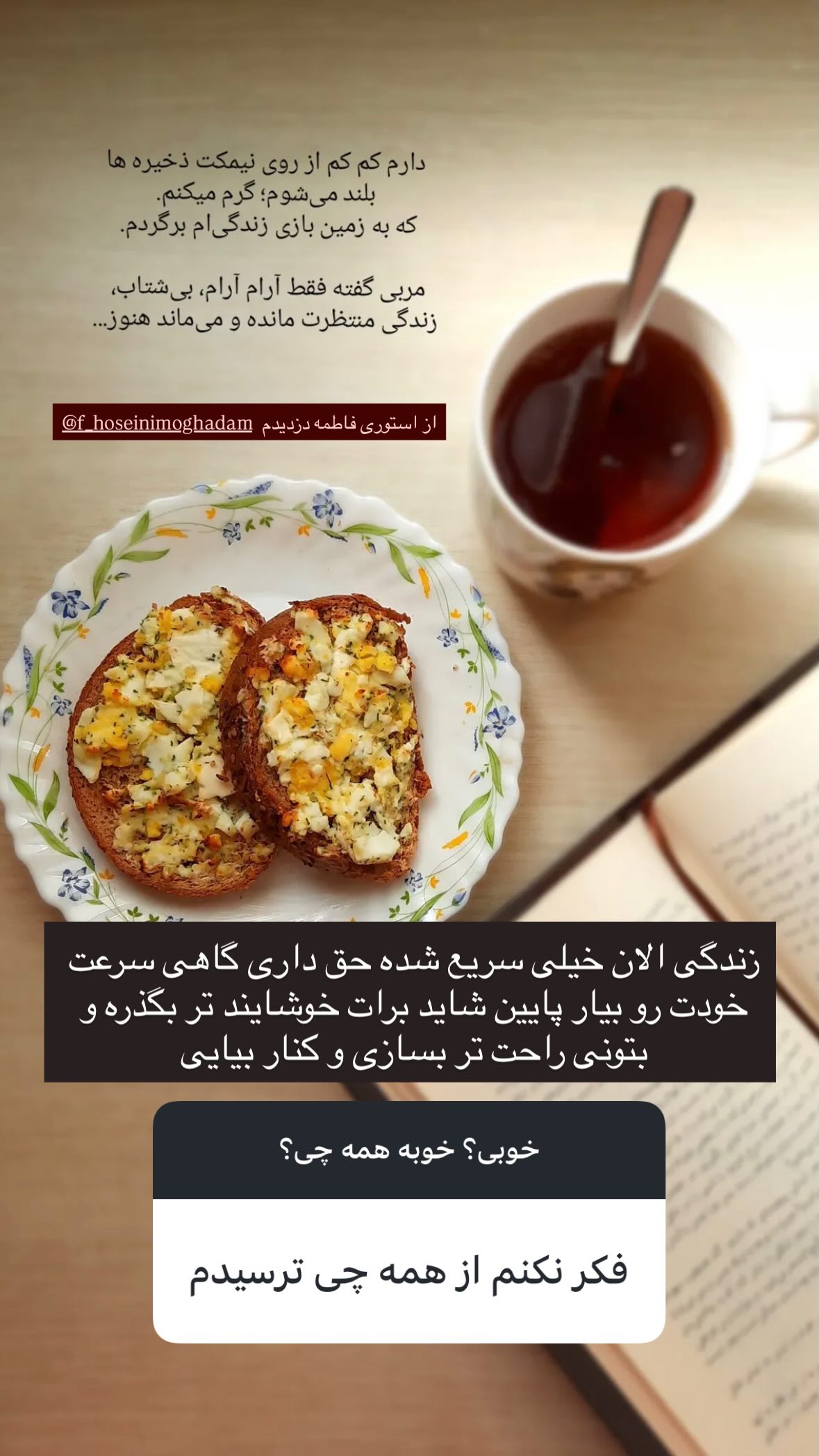  جدید ترین استوری اینستاگرام نیوشا امیری