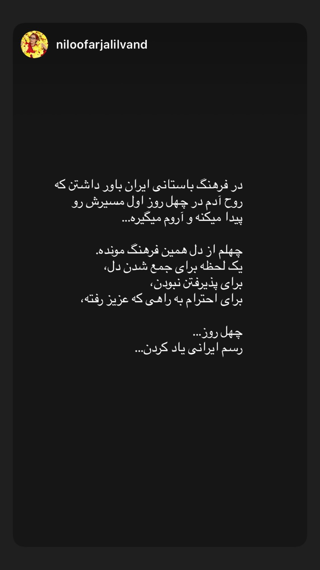  جدید ترین استوری اینستاگرام نیوشا امیری