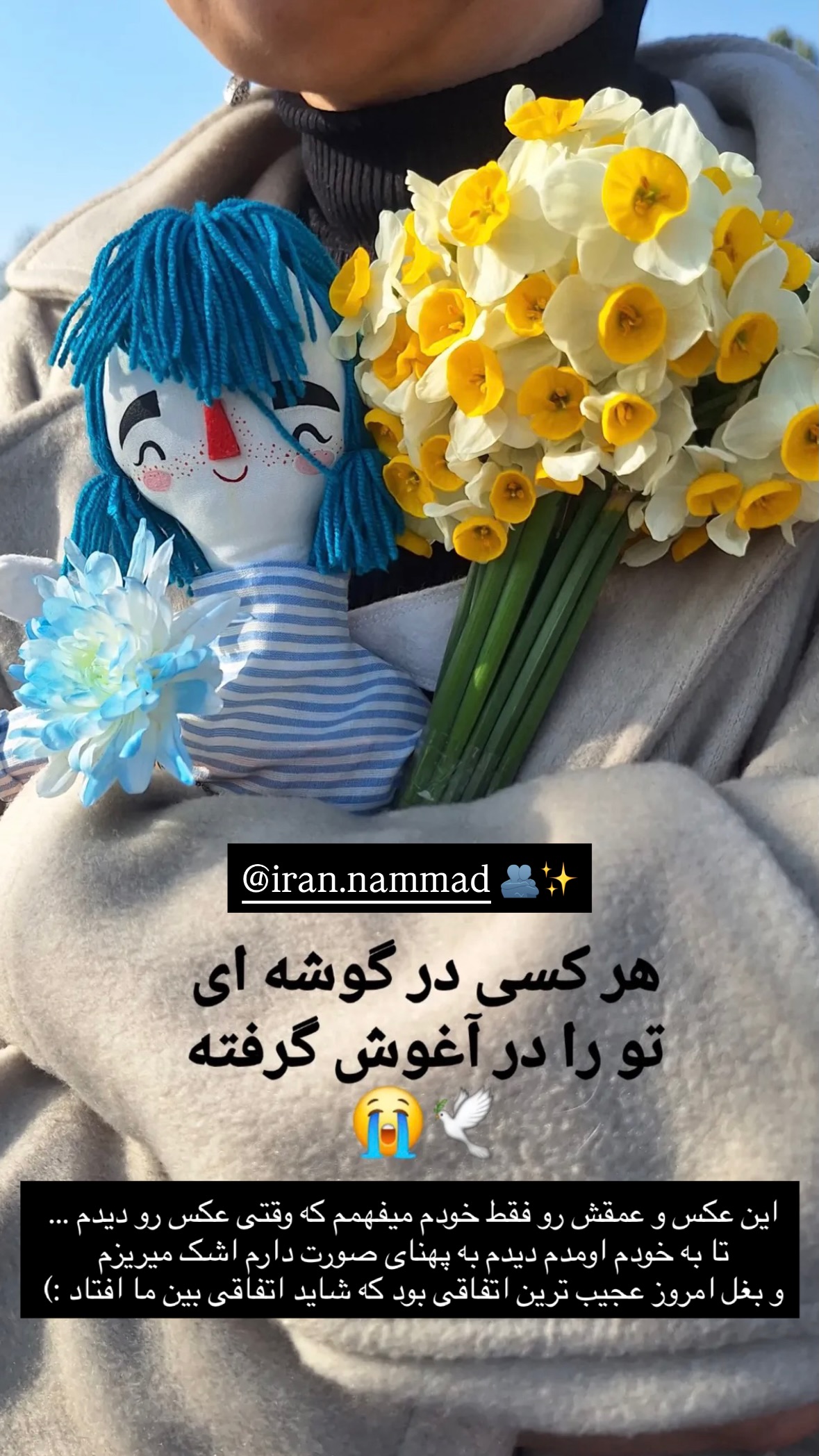  جدید ترین استوری اینستاگرام نیوشا امیری