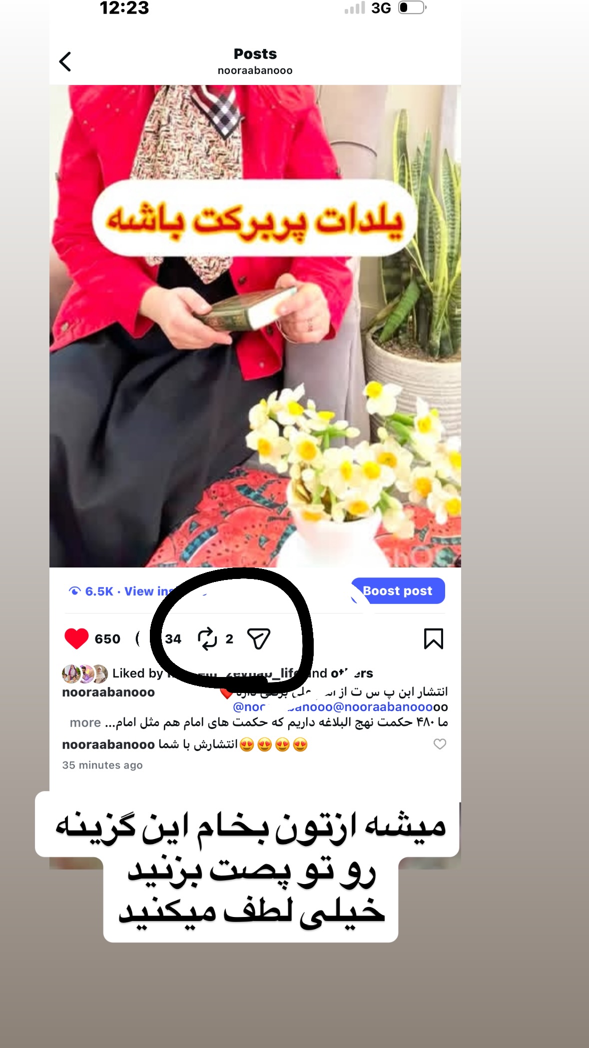  جدید ترین استوری اینستاگرام نورا بانو