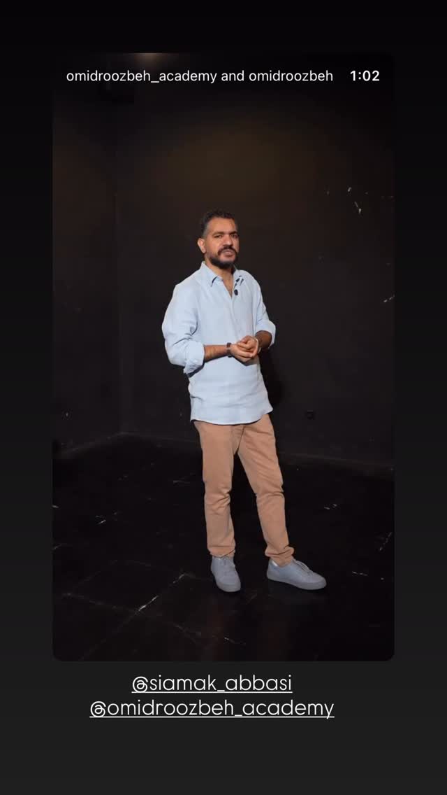  جدید ترین استوری اینستاگرام اميد روزبه