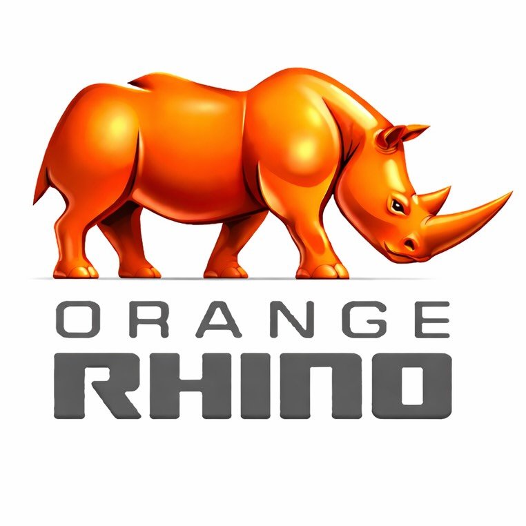 عکس پروفایل اینستاگرام کرگردن نارنجی / orange.rhino