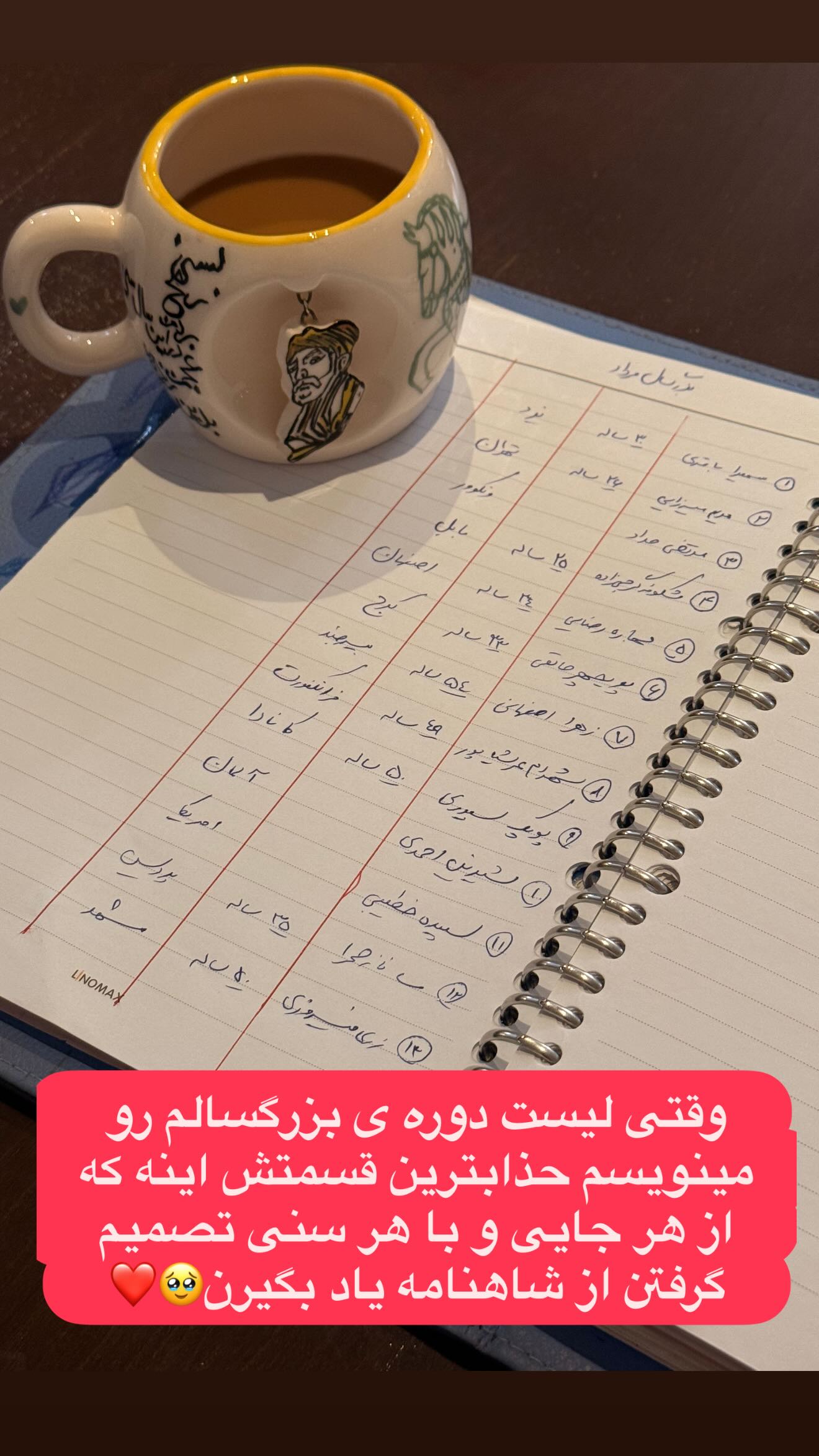  جدید ترین استوری اینستاگرام پرستو زواری