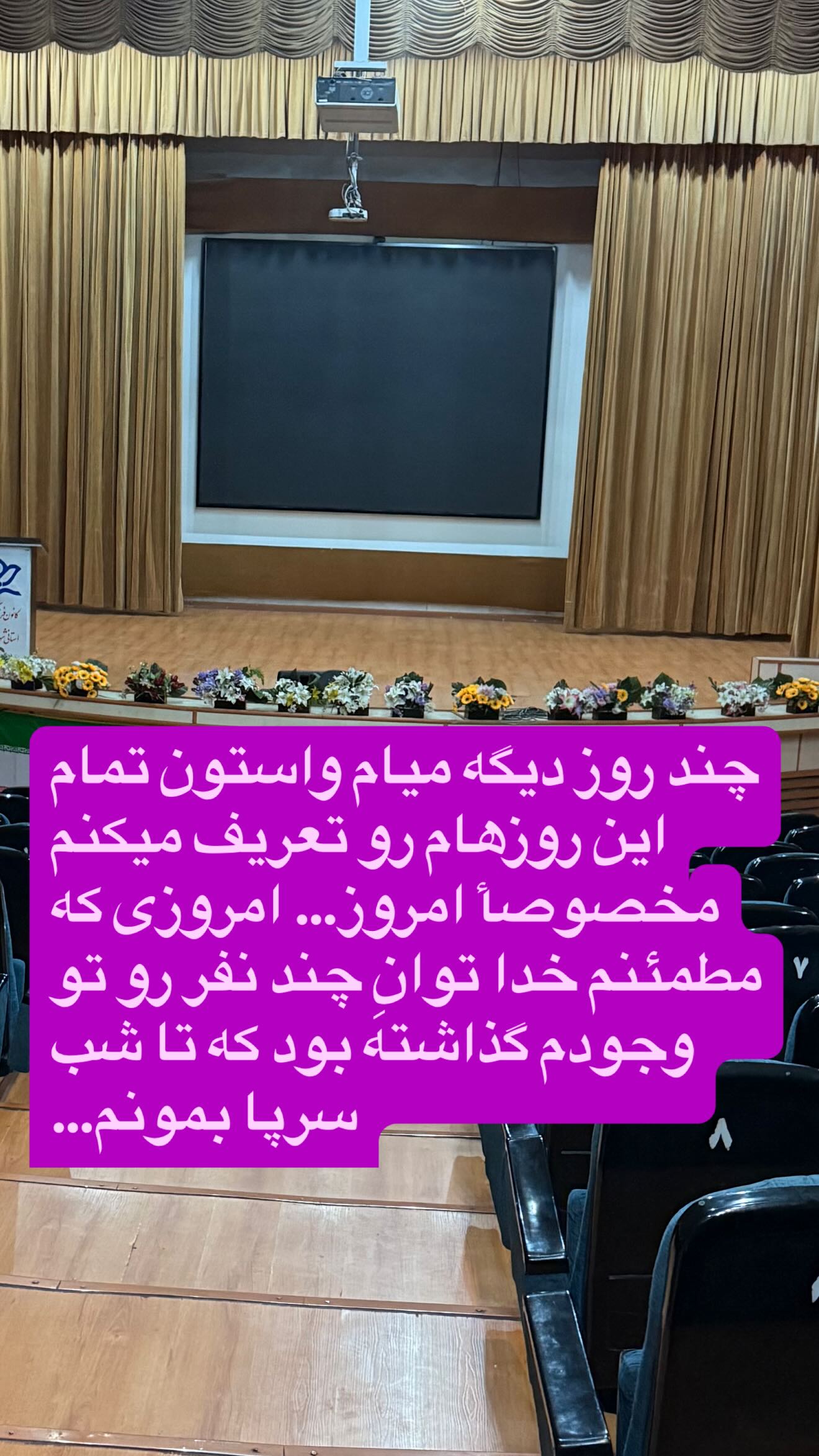  جدید ترین استوری اینستاگرام پرستو زواری