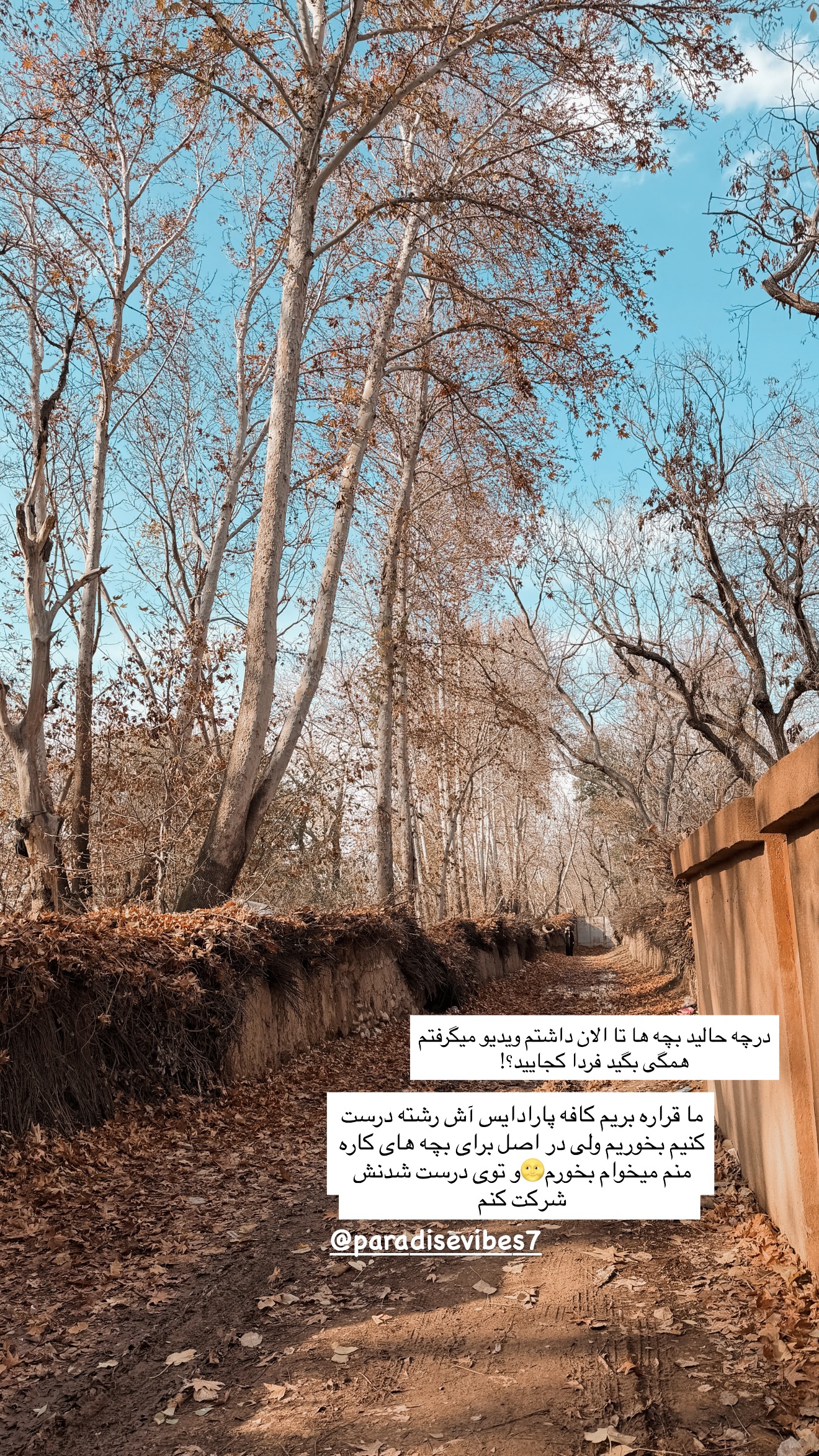  جدید ترین استوری اینستاگرام پریسان