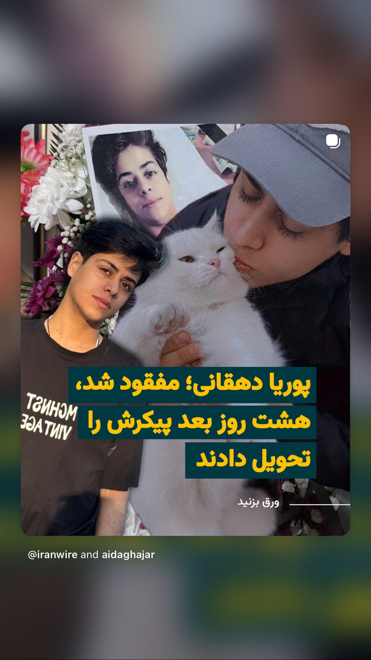  جدید ترین استوری اینستاگرام پریسا پورطاهریان
