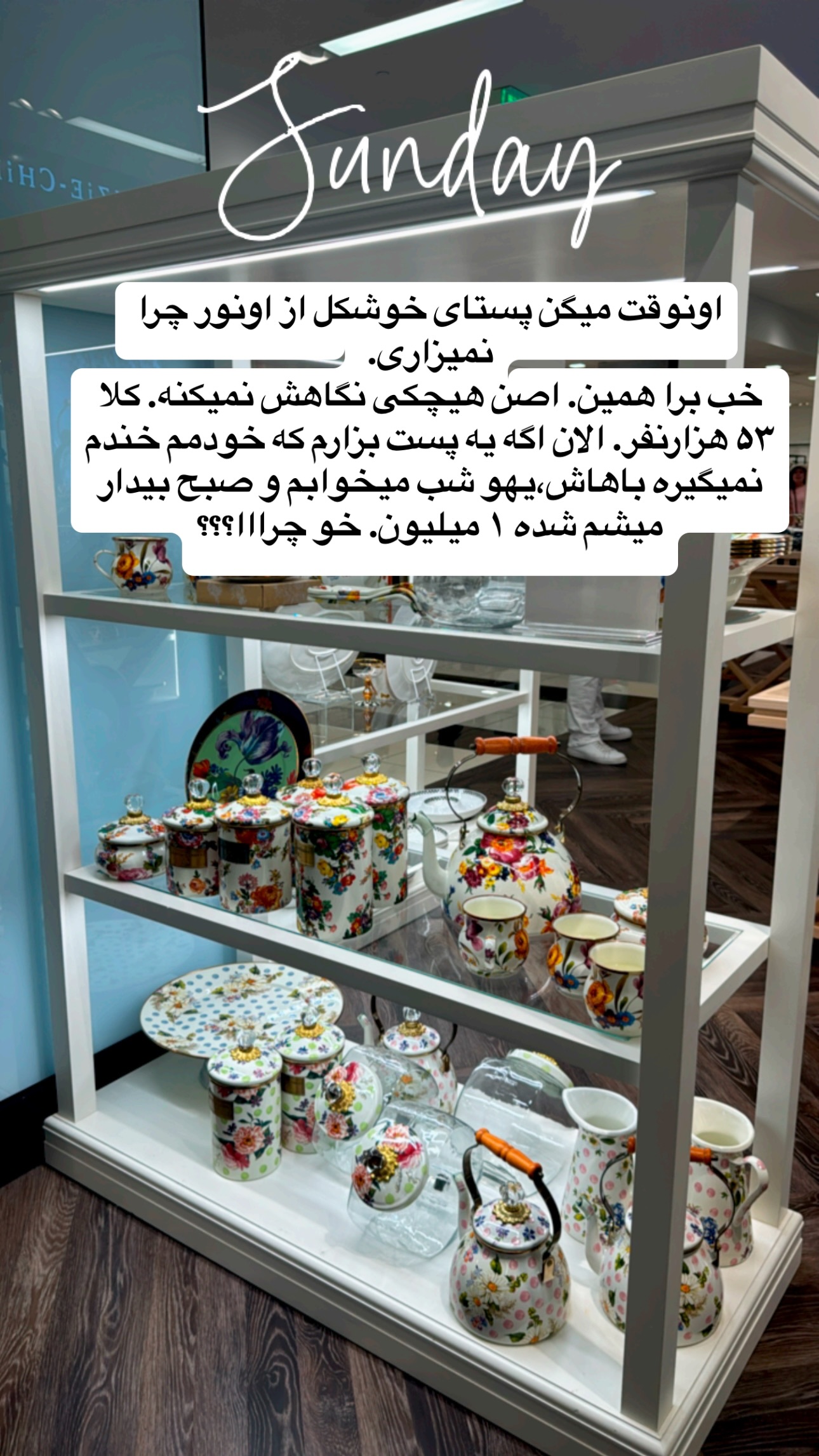  جدید ترین استوری اینستاگرام فرشیده کوچک