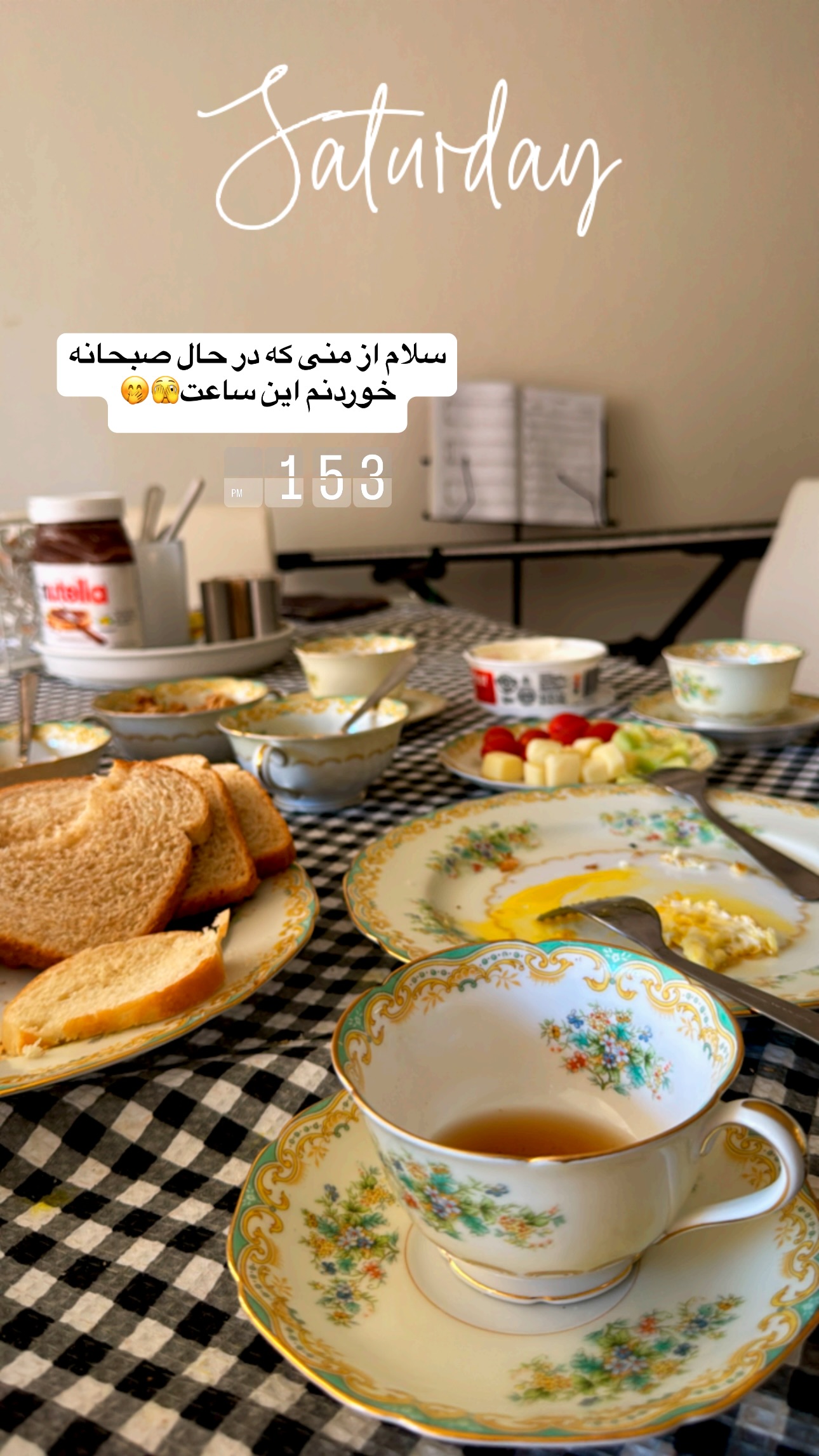  جدید ترین استوری اینستاگرام فرشیده کوچک