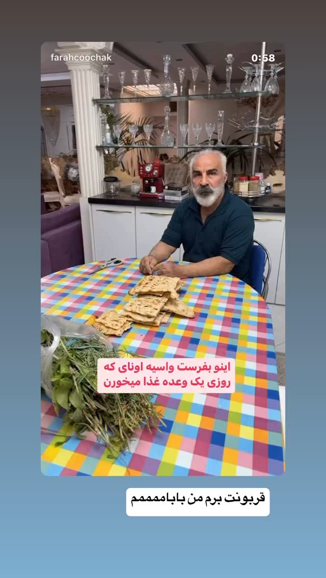  جدید ترین استوری اینستاگرام فرشیده کوچک
