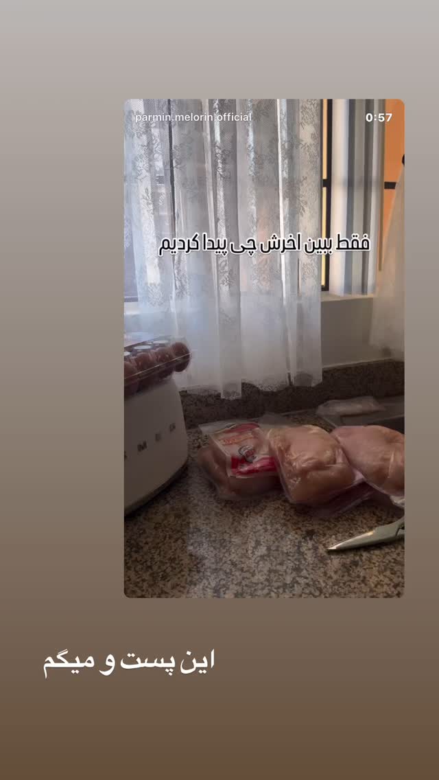  جدید ترین استوری اینستاگرام فرشیده کوچک