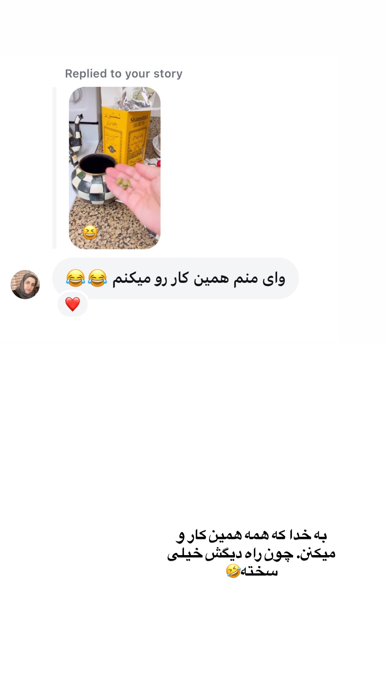  جدید ترین استوری اینستاگرام فرشیده کوچک