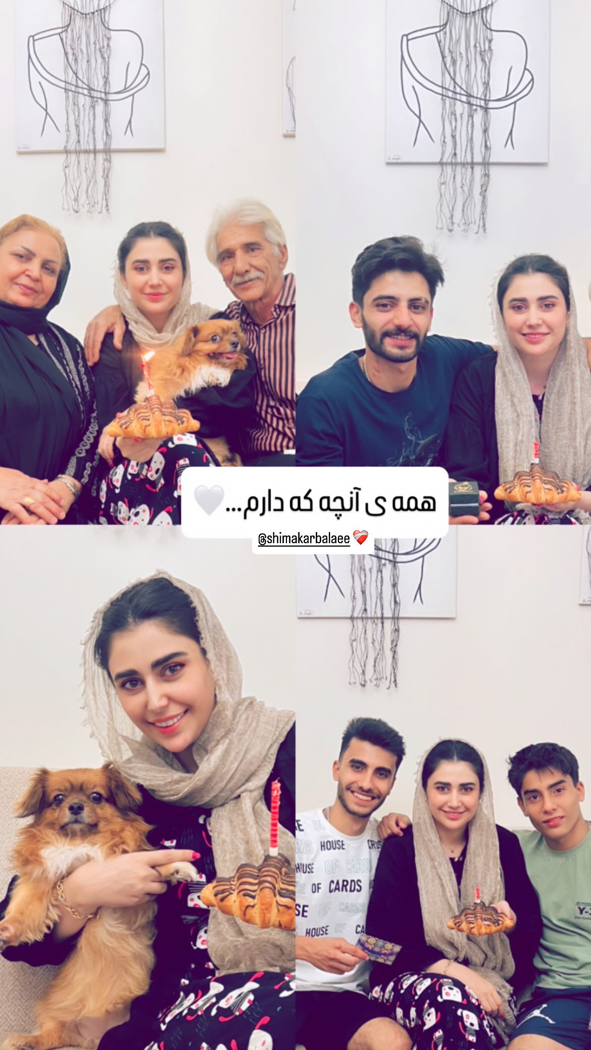  جدید ترین استوری اینستاگرام پرنیا کربلایی