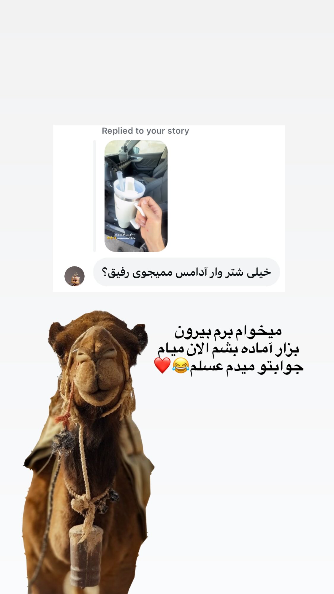  جدید ترین استوری اینستاگرام پروانه خوشبین