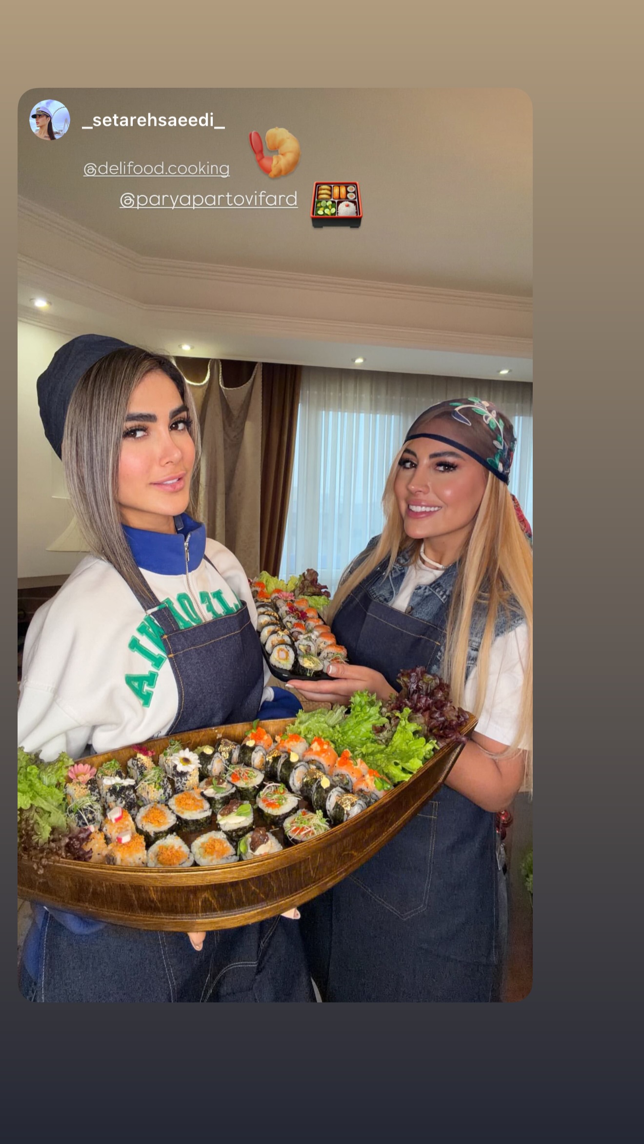  جدید ترین استوری اینستاگرام پریا پرتوی