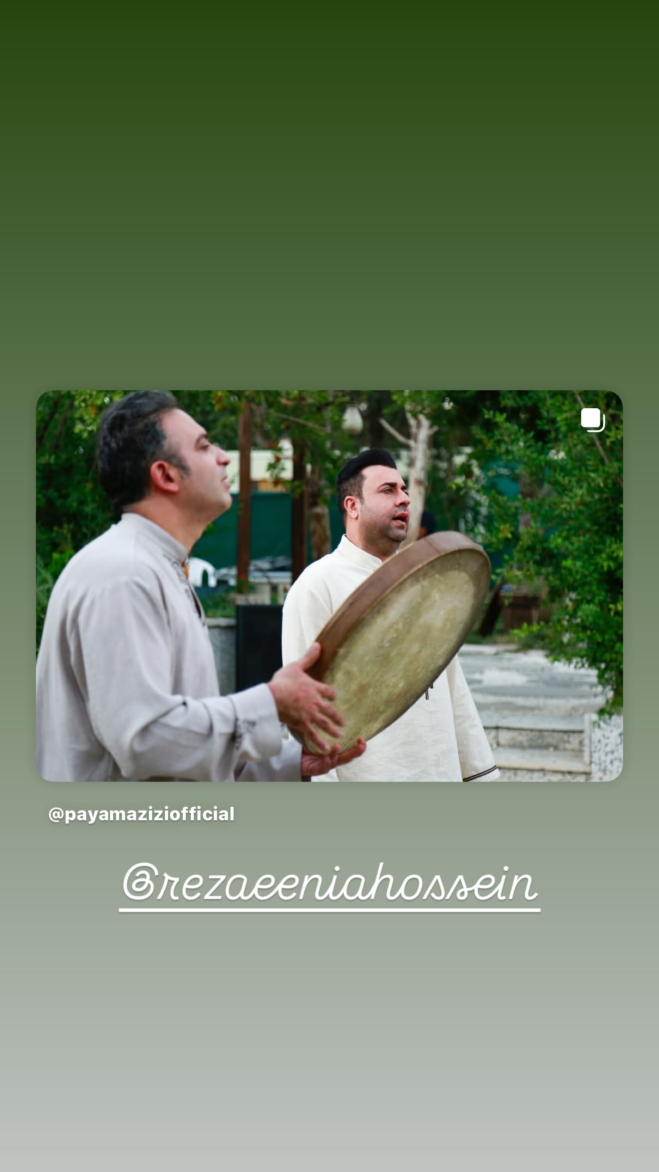  جدید ترین استوری اینستاگرام پیام عزیزی