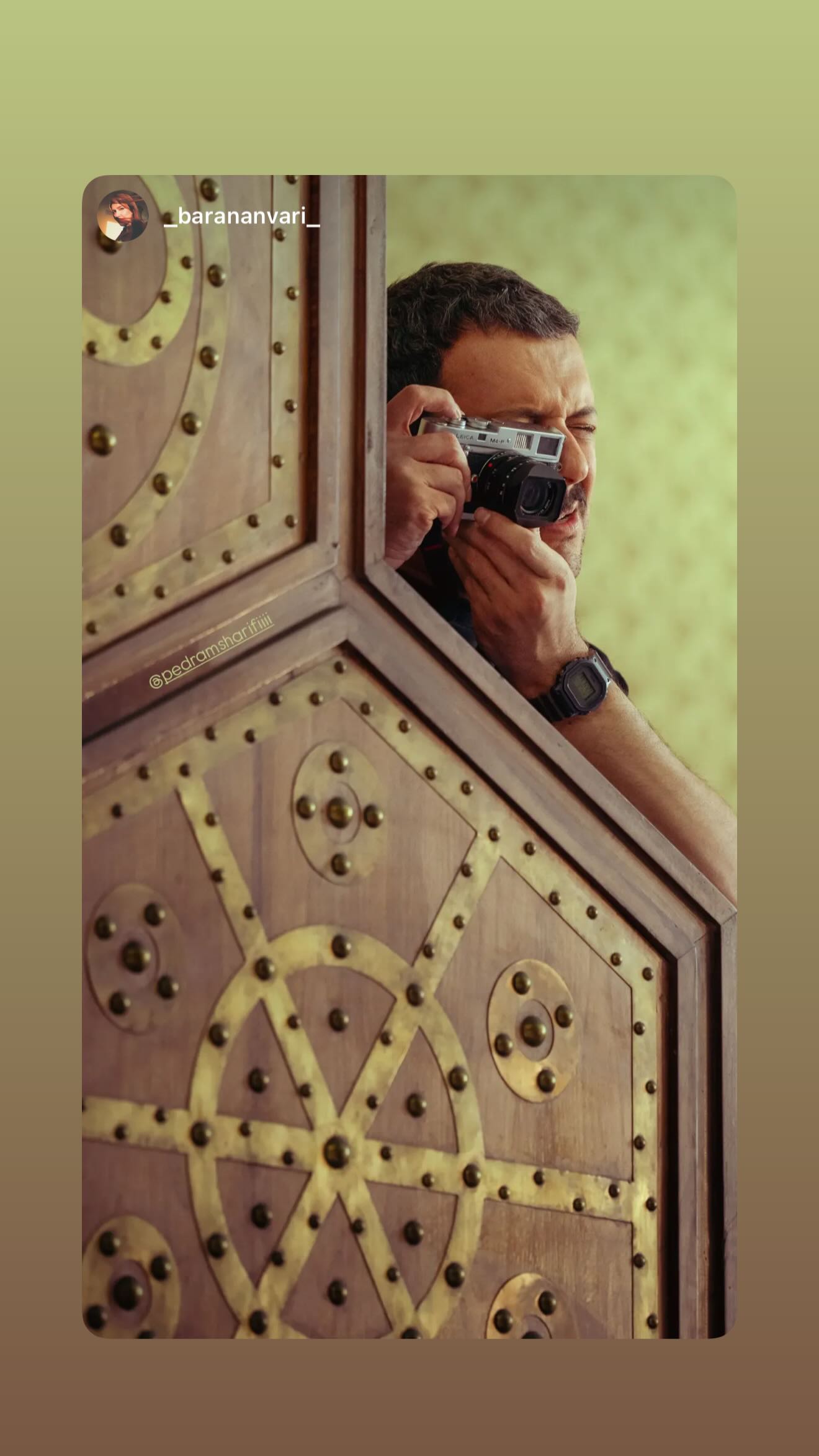  جدید ترین استوری اینستاگرام پدرام شریفی