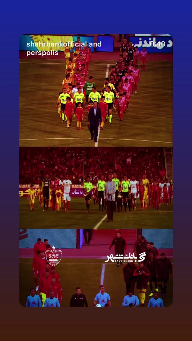  جدید ترین استوری اینستاگرام باشگاه فوتبال پرسپولیس