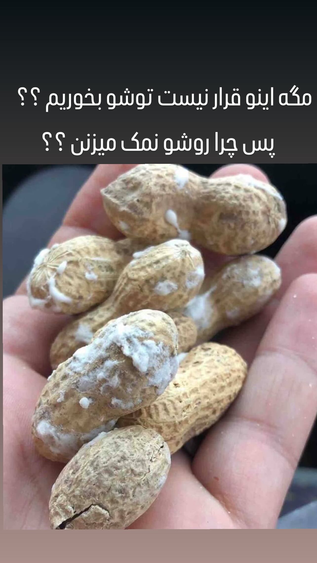  جدید ترین استوری اینستاگرام پیمان طالبی