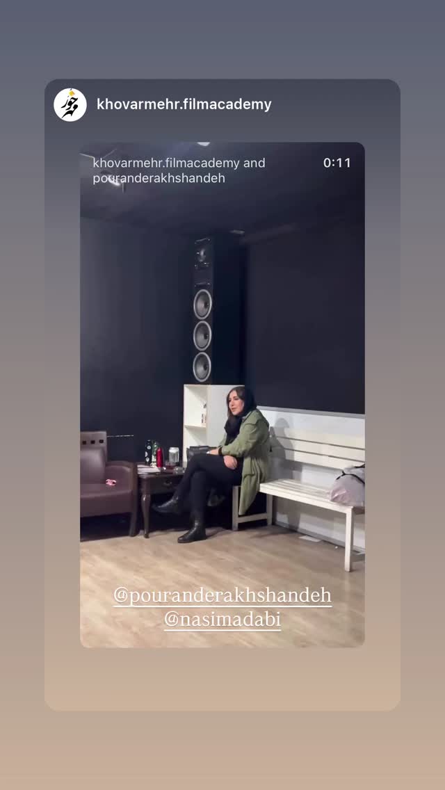  جدید ترین استوری اینستاگرام پوران درخشنده