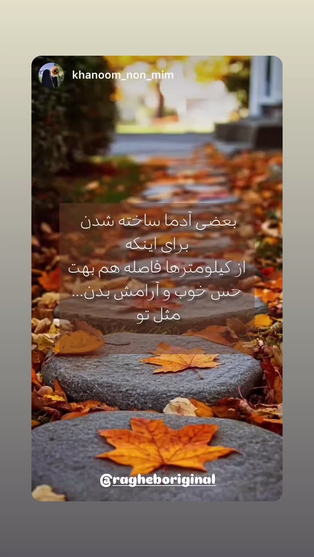  جدید ترین استوری اینستاگرام راغب
