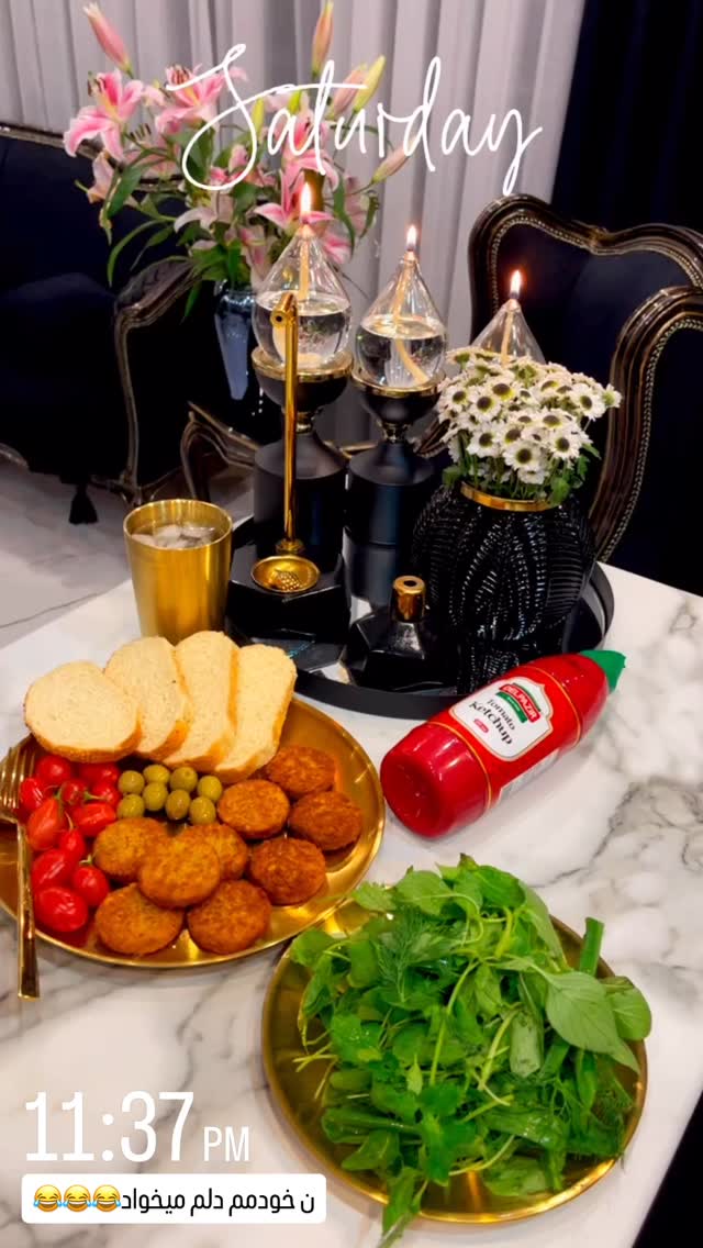  جدید ترین استوری اینستاگرام عاطفه عزیزی