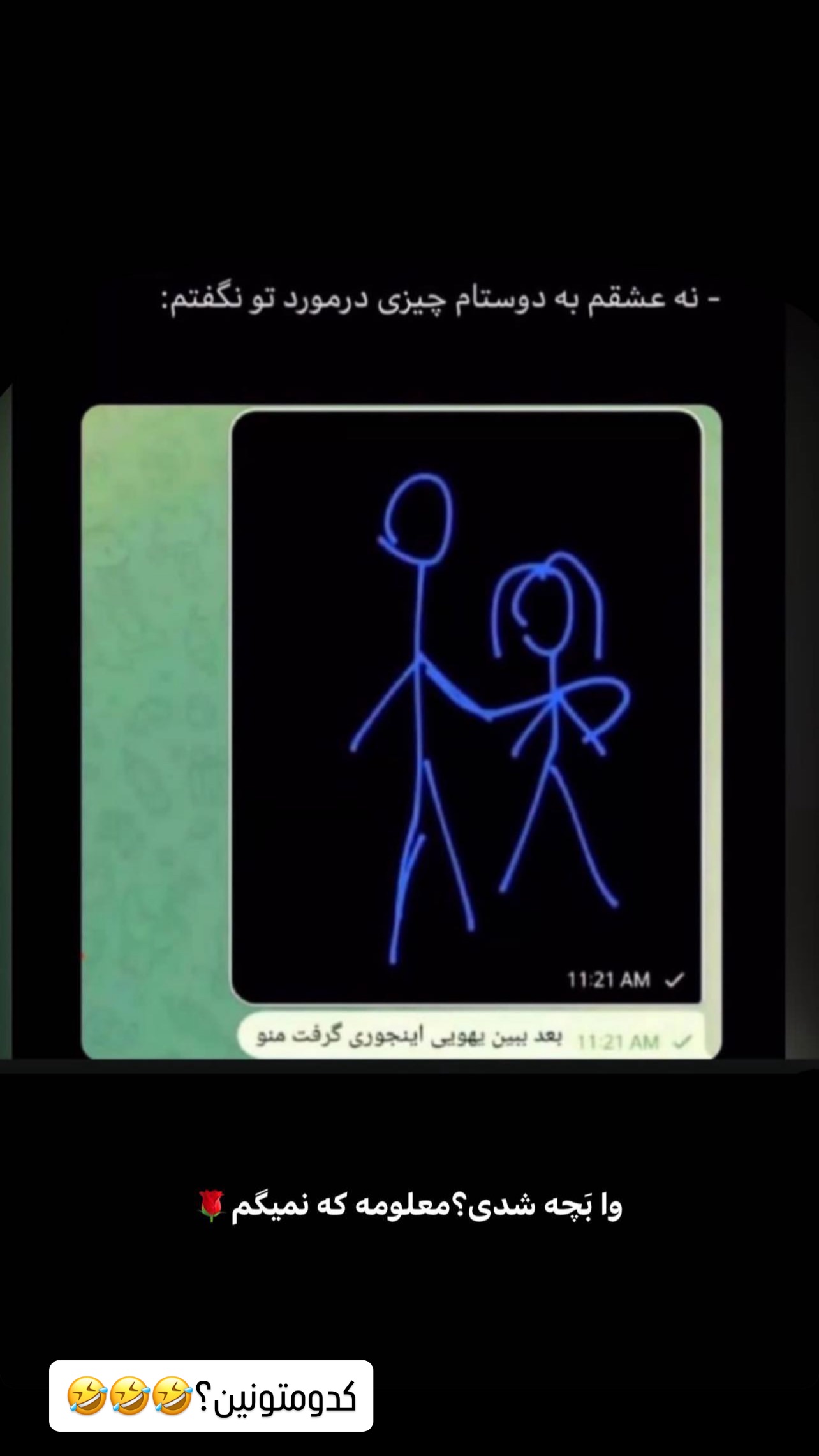  جدید ترین استوری اینستاگرام عاطفه عزیزی
