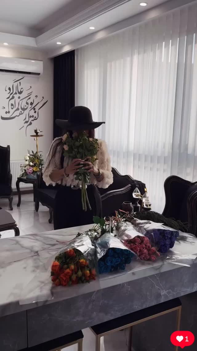  جدید ترین استوری اینستاگرام عاطفه عزیزی