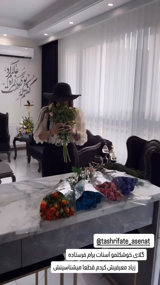  جدید ترین استوری اینستاگرام عاطفه عزیزی
