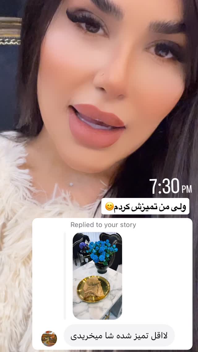  جدید ترین استوری اینستاگرام عاطفه عزیزی