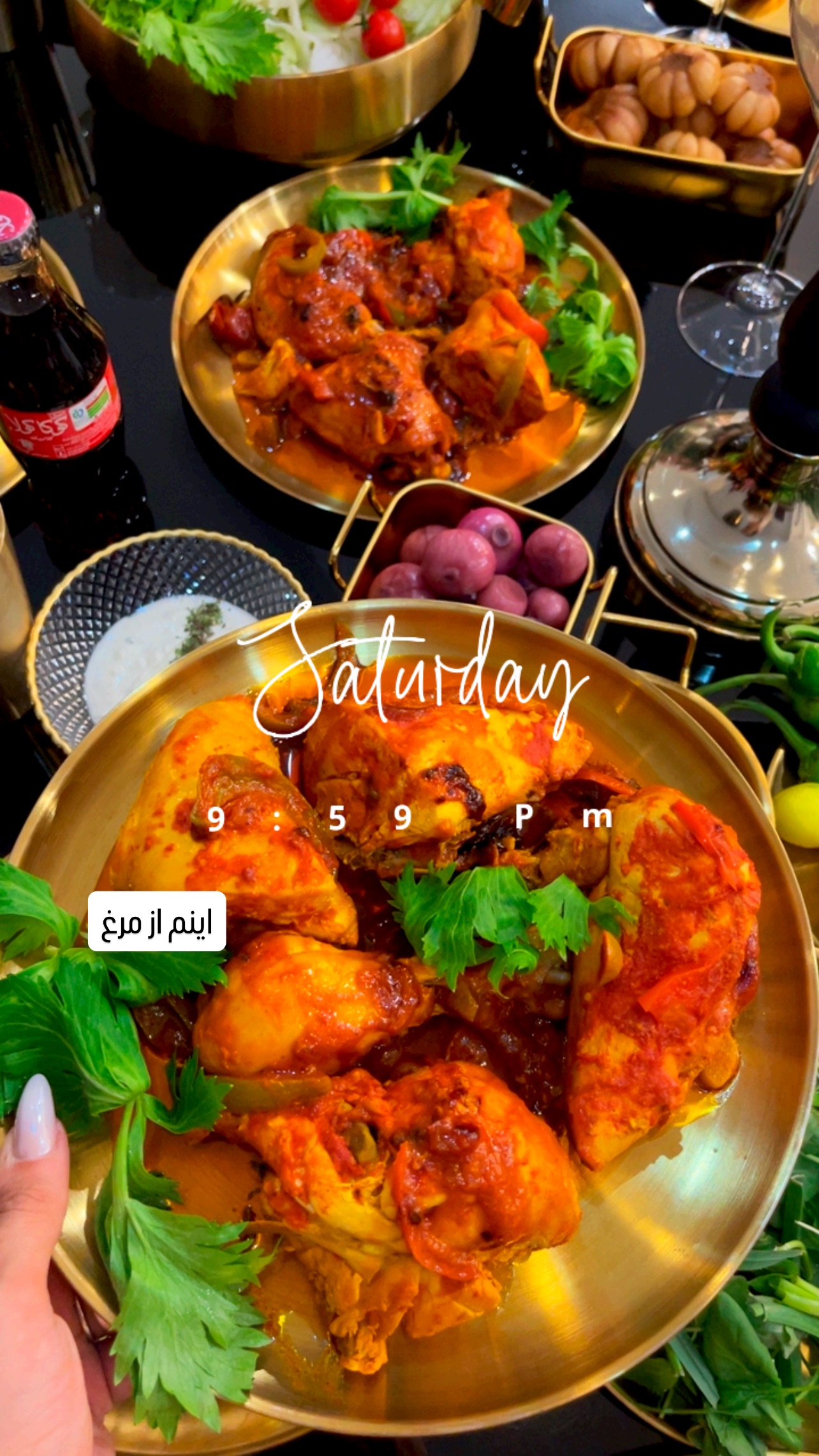  جدید ترین استوری اینستاگرام عاطفه عزیزی