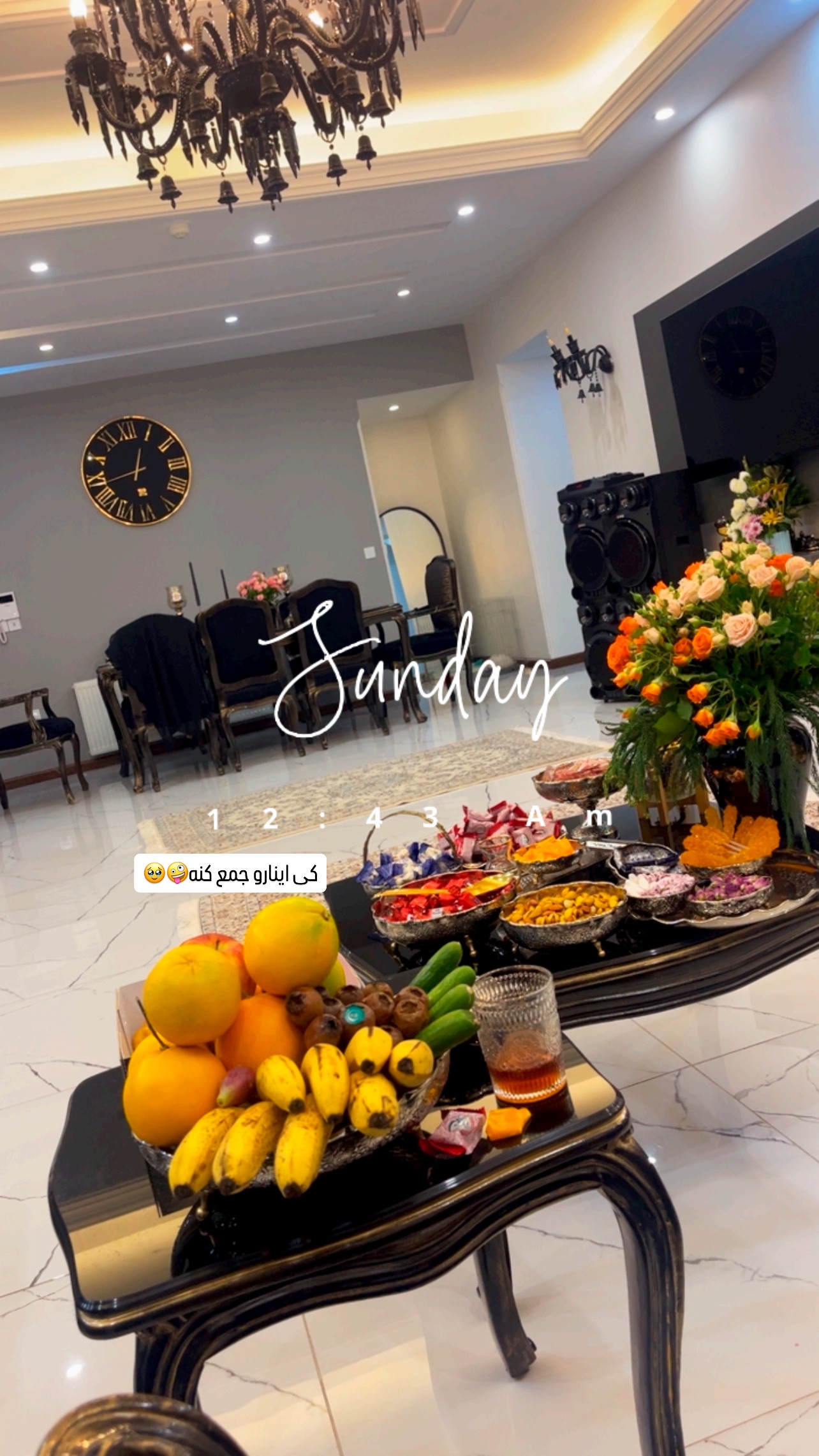  جدید ترین استوری اینستاگرام عاطفه عزیزی