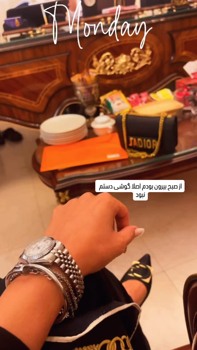  جدید ترین استوری اینستاگرام عاطفه عزیزی