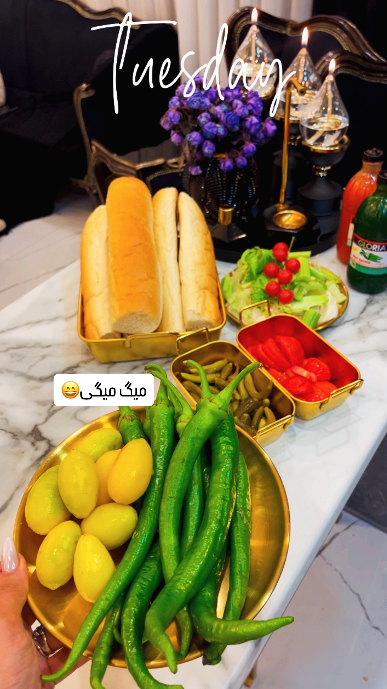  جدید ترین استوری اینستاگرام عاطفه عزیزی