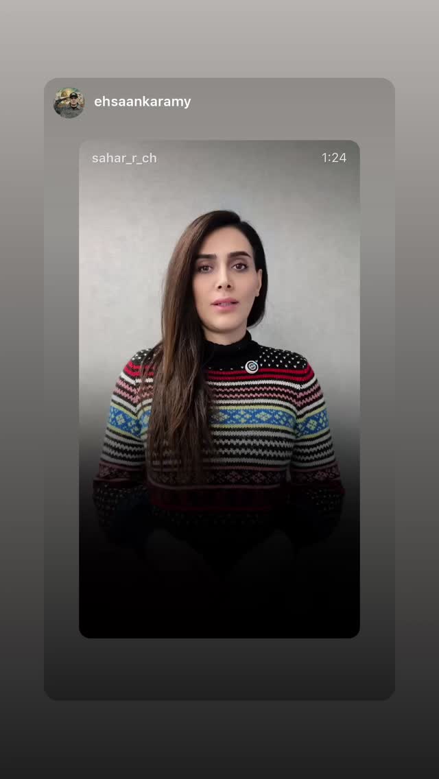  جدید ترین استوری اینستاگرام رامسین کبریتی