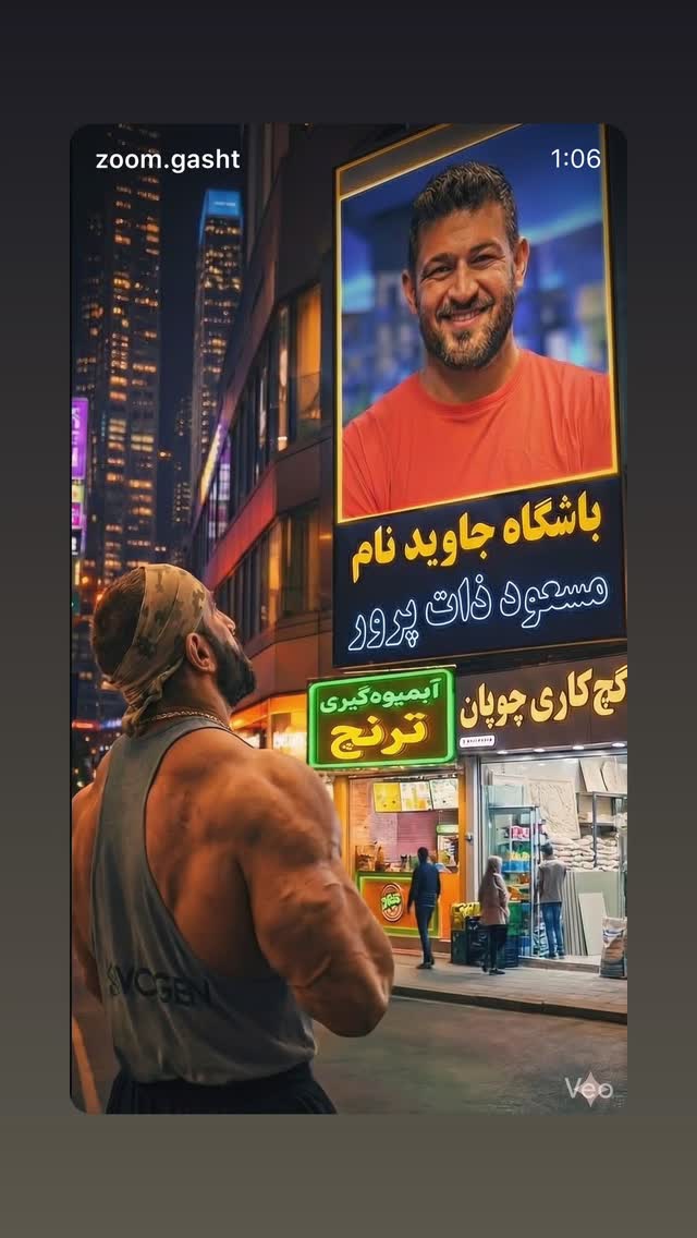  جدید ترین استوری اینستاگرام رامسین کبریتی