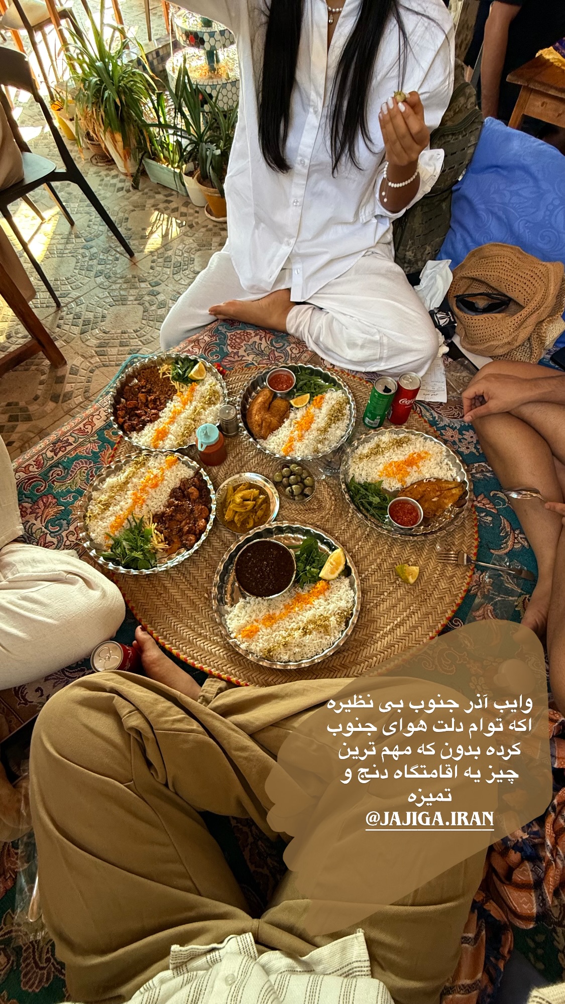  جدید ترین استوری اینستاگرام راضیه جانباز