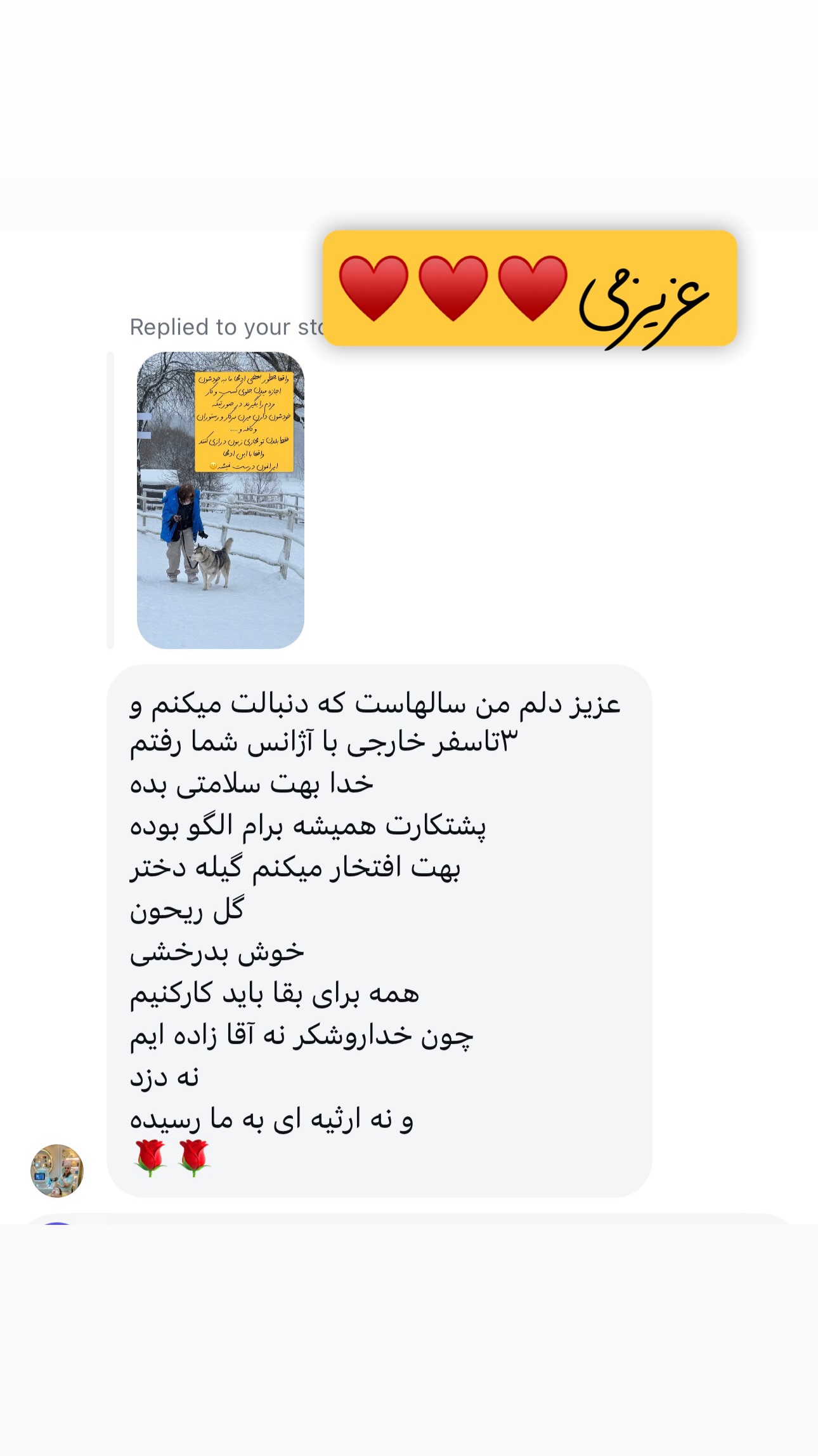  جدید ترین استوری اینستاگرام ریحانه عبدی