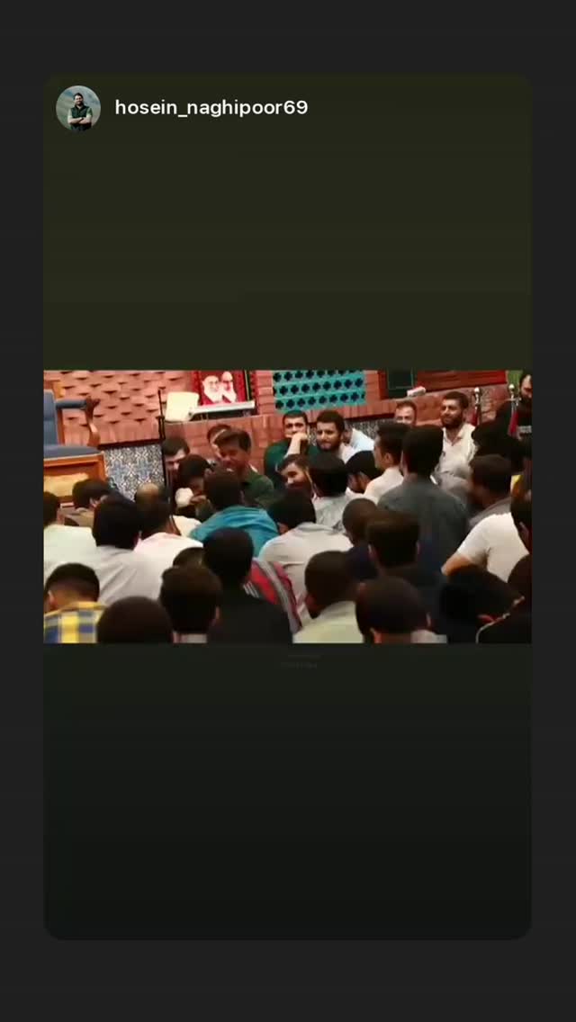  جدید ترین استوری اینستاگرام رضا نقی پور