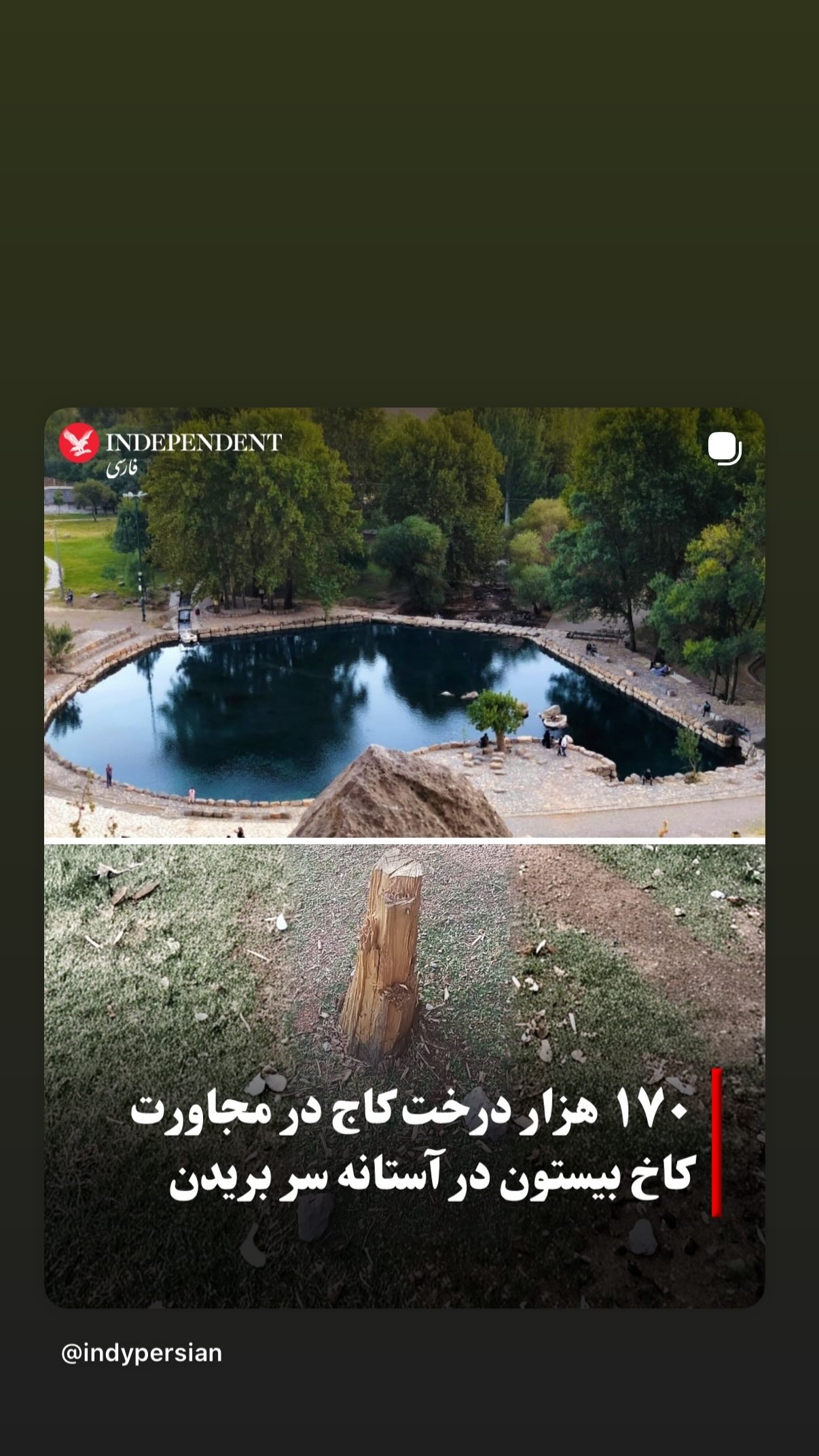  جدید ترین استوری اینستاگرام رضا كيانيان