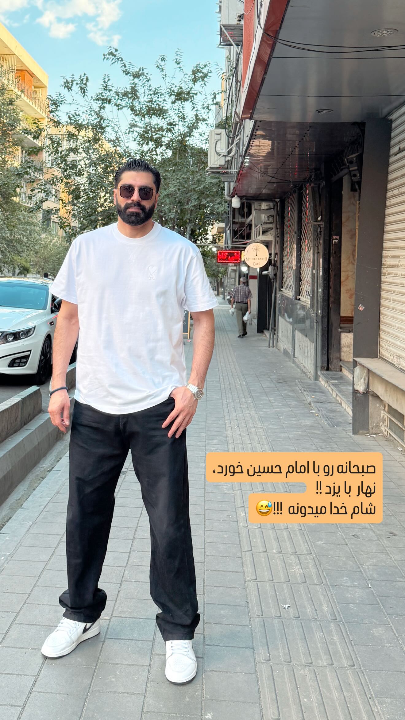  جدید ترین استوری اینستاگرام رضا صفایی