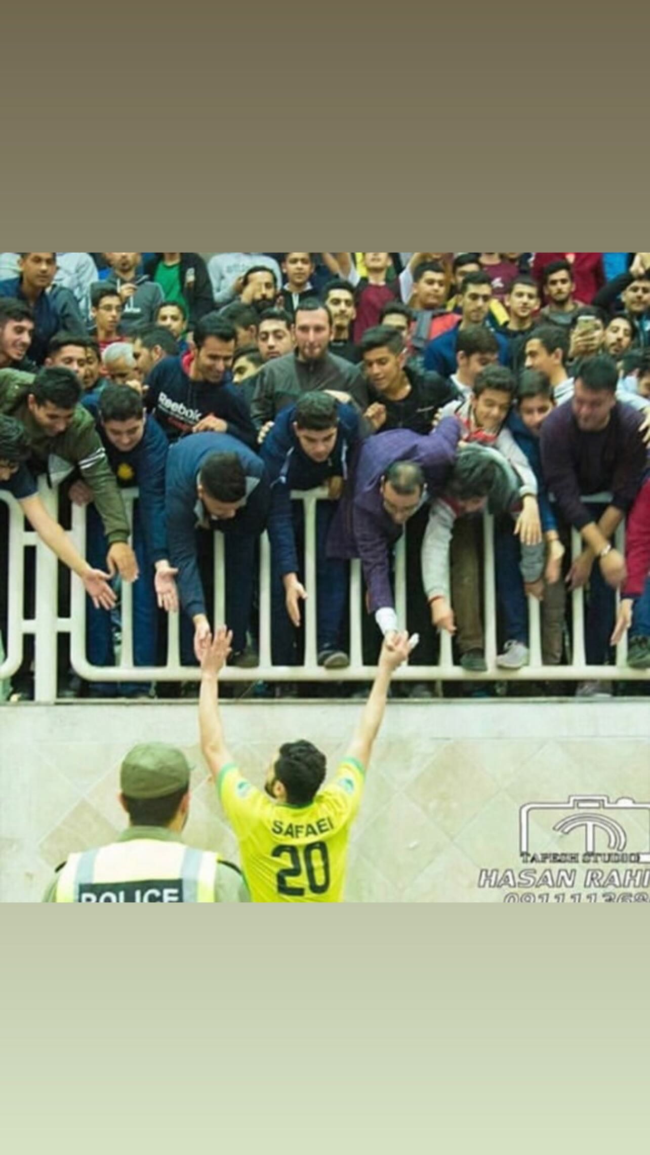  جدید ترین استوری اینستاگرام رضا صفایی