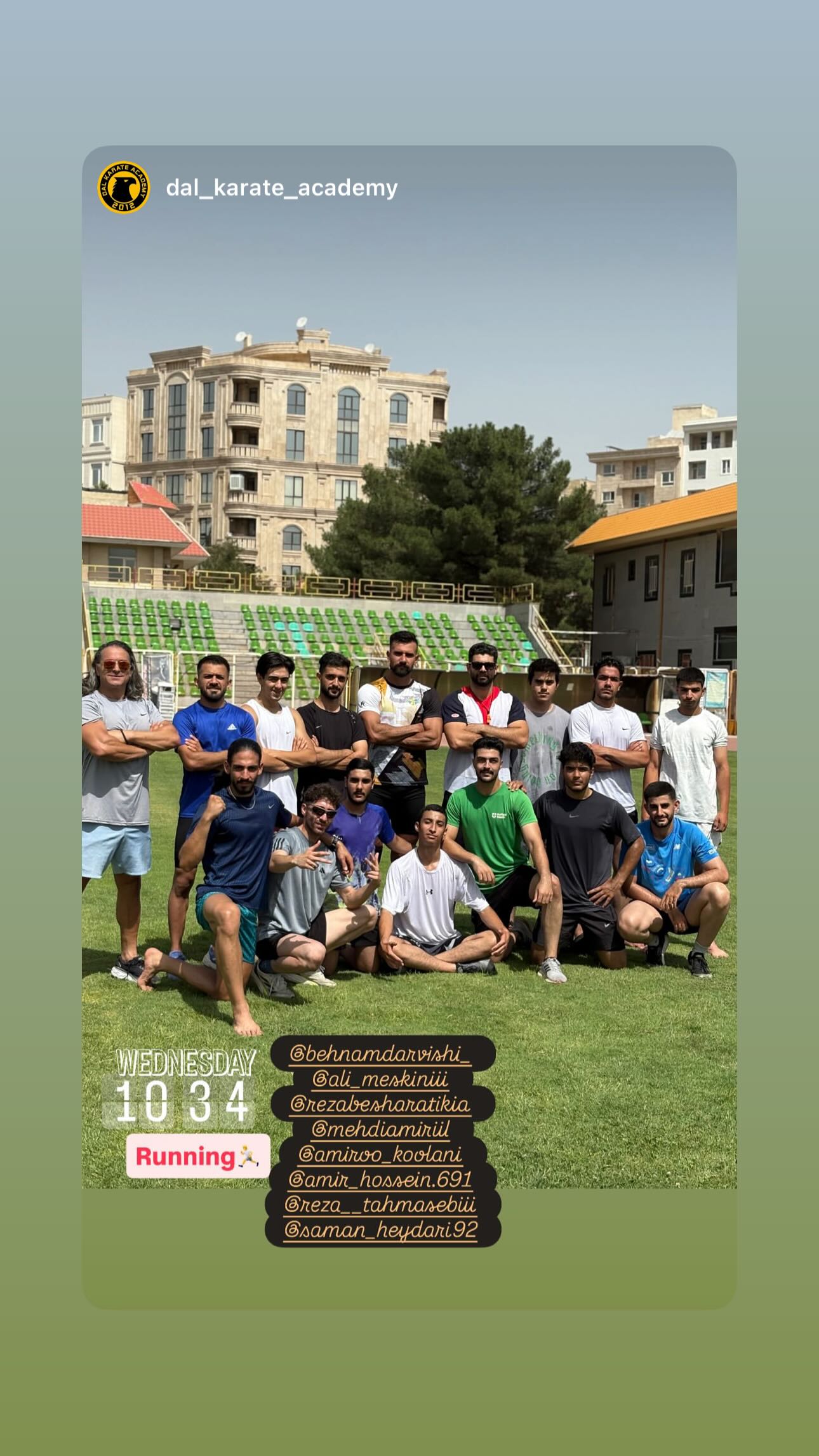  جدید ترین استوری اینستاگرام رضا بشارتی کیا