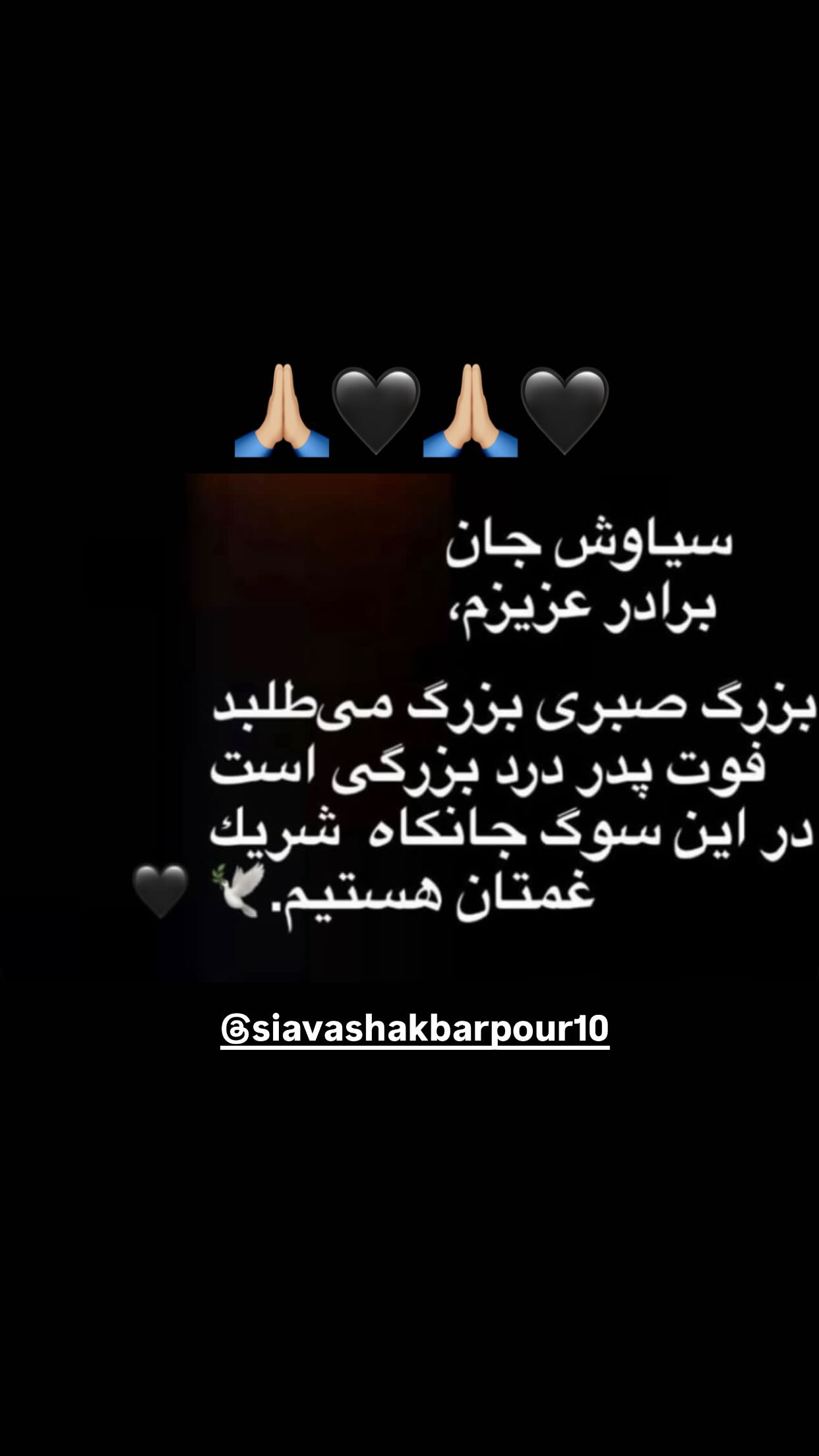  جدید ترین استوری اینستاگرام رضا عنایتی